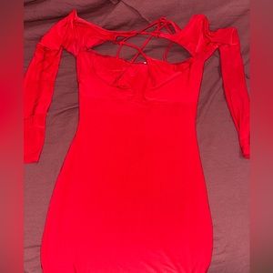 Red Criss-Cross Dress